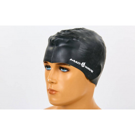 Шапочка для плавания MadWave INTENSIVE M053501 Черный