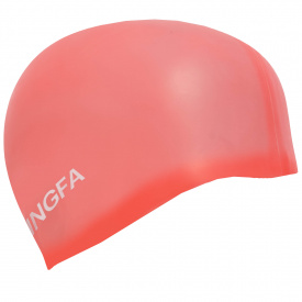 Шапочка для плавания силиконовая юниорская YINGFA K0061 Коралловый