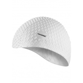 Шапка для плавания Aquaspeed BUBBLE 102-05 Белая (5908217635754)