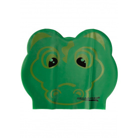 Шапка для плавания Aquaspeed ZOO CROCODILE LATEX 5713 Зеленый крокодил (5908217657138)