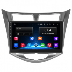 Штатна магнітола Lesko для Hyundai Solaris I 2010-2014 екран 10 2/32Gb Base