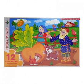 Пазли "Ріпка" Энергия плюс 12 ел. в кор. 82074