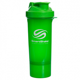 Шейкер 2-х камерный для спортивного питания SMART SHAKER SLIM FI-5054 Салатовый