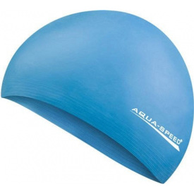 Шапка для плавания Aqua Speed SOFT LATEX 5727 (122-04) синий Уни (5908217657275)