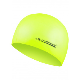 Шапка для плавания Aquaspeed MEGA 100-18 Желтая (5908217635501)