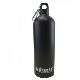 Фляга алюминиевая Kombat UK Aluminium Water Bottle 1000 мл Черный (1000-kb-awb1000-blk)