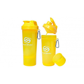 Шейкер planeta-sport 2-х камерный для спортивного питания Smart Shaker Slim FI-5054 Желтый