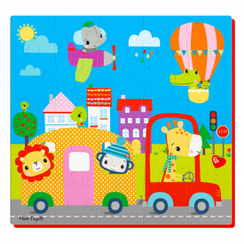 Мягкие пазлы "Город" Vladi Toys VT1109-05 25 эл