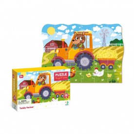 Пазл DoDo "Ведмедик-тракторист" 30 ел. 300371