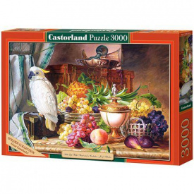 Пазли Castorland "Натюрморт з фруктами та какаду" 3000 елементів 92 х 68 см