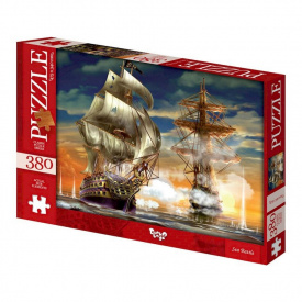Пазли класичні "Морські баталії" Danko Toys C380-06-08 380 елементів