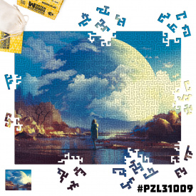 Дерев'яні пазли Wortex Woods Погляд на іншу епоху 20x30 см 126 елементи лабіринт PZL31009S