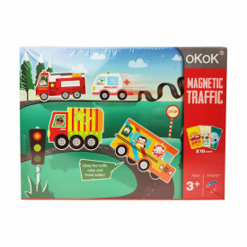 Дерев'яні пазли oKoK MD 2815 магнітні Транспорт