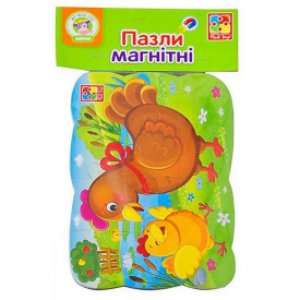 Пазли на магніті А5 "Курочка і курча" Vladi Toys УКР VT3205-78
