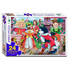 Пазли дитячі Кіт у чоботях Енергія плюс 24 ел 82135