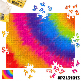 Дерев'яні пазли Wortex Woods Абстракція веселка 40х50 см 426 елементи лабіринт PZL31013L