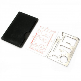 Мультитул STINGER Кредитка 6.8 х 4.5 х 0.2 см Серебристый (DN29737)