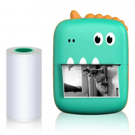 Термопринтер портативний RIAS Mini BT Printer Green (3_04817)