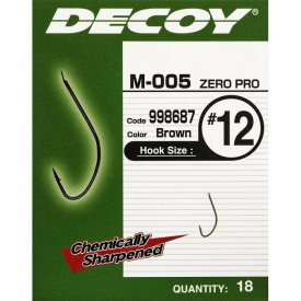 Крючок Decoy M-005 ZERO-PRO 12 18 шт/уп (1013-1562.04.93)