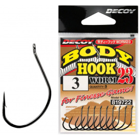 Крючок Decoy Worm23 Body Hook #03 9 шт/уп (1013-1562.04.70)