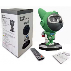 Нічник зіркового неба Космічний собака Nebula Dog Projector з пультом Green
