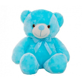 Мяка іграшка-нічник ARG Ведмедик з підсвіткою 45х30х12 см блакитний