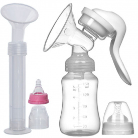 Набір 2Life ручних молоковідсмоктувачів з сосками для годування Білий (v-11773)