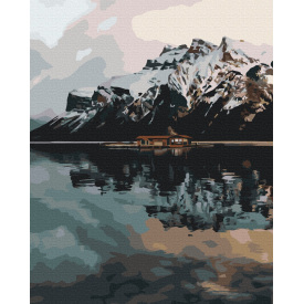 Картина за номерами BrushMe "Будиночок в горах" 40х50см BS52841