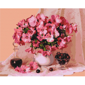 Картина за номерами BrushMe "Цвітіння та вишні" 40х50см BS29348