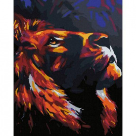 Картина за номерами Rainbow Art "Лев" 40х50см GX43752