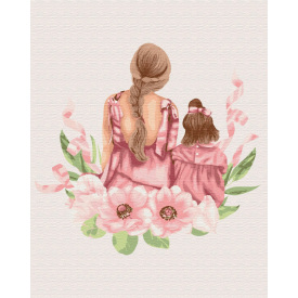 Картина за номерами BrushMe "Мамина дочка" 40х50см BS52545