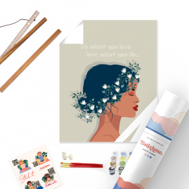 Картина за номерами в тубусі BrushMe Dzen "Натхнення" 40х50см BST1005