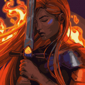 Картина за номерами Українська силаKira Corporal Идейка KHO4859 40х40 см