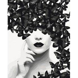 Картина за номерами BrushMe "Загадка метеликів" 40х50см BS52163