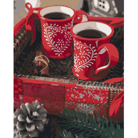 Картина за номерами Art Craft Різдвяна кава 40*50 см 12133-AC