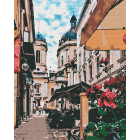 Картина за номерами BrushMe "Львівська вуличка" 40х50см BS29486