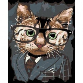 Картина за номерами Rainbow Art "Кіт" 40х50см GX43693