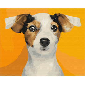 Картина за номерами BrushMe "Портрет улюбленого песика" 40х50см BS52379