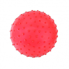 М'ячик дитячий з шипами Bambi MB0112 гумовий 18 см 58 грам Червоний