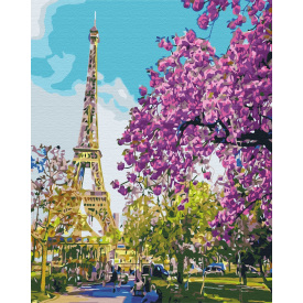 Картина за номерами BrushMe "У центрі Парижа" 40х50см BS3777