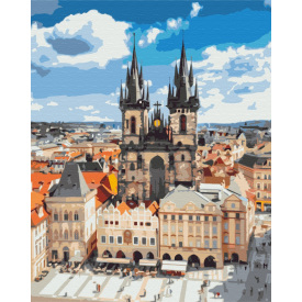 Картина за номерами BrushMe "Празька ратуша" 40х50см BS51600