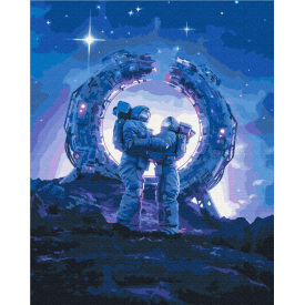 Картина за номерами BrushMe "Космічні почуття" 40х50см BS52860