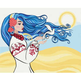 Картина за номерами BrushMe серії Патріот "Окрилені свободою © Ольга Бочулінська" 40х50см BS53430