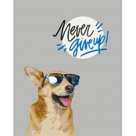 Картина за номерами BrushMe "Ніколи не здавайся!" 40х50см BS52552