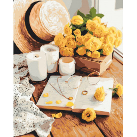 Картина за номерами BrushMe "Квіткова книга" 40х50см BS51336