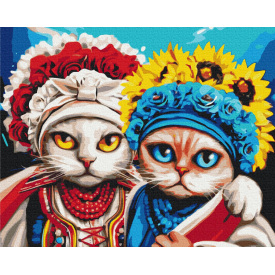 Картина за номерами BrushMe Преміум серії Патріот "Лапка підтримки ©marysha_art" 40х50см PBS53224