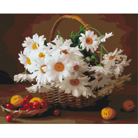 Картина за номерами BrushMe "Польові ромашки" 40х50см BS29376