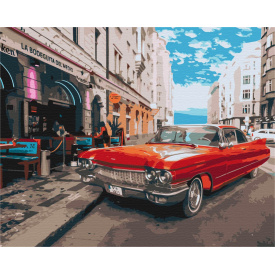 Картина за номерами BrushMe "Червоний на удачу" 40х50см BS52341