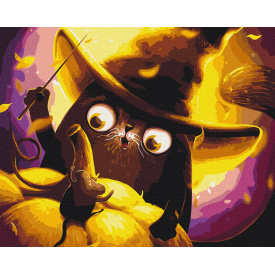 Картина за номерами BrushMe серії Патріот "Котик Чарівник © Маріанна Пащук" 40х50см BS53333