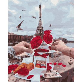 Картина за номерами BrushMe "Пікнік в Парижі" 40х50см BS34598